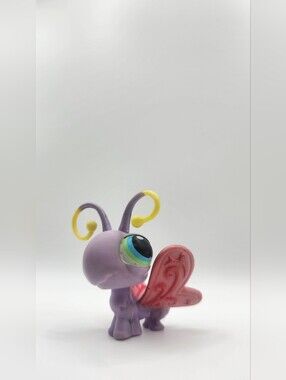LPS Butterly #93 G2 First To Use This Mold Insevt Bug Dragonflies Fairies Purple